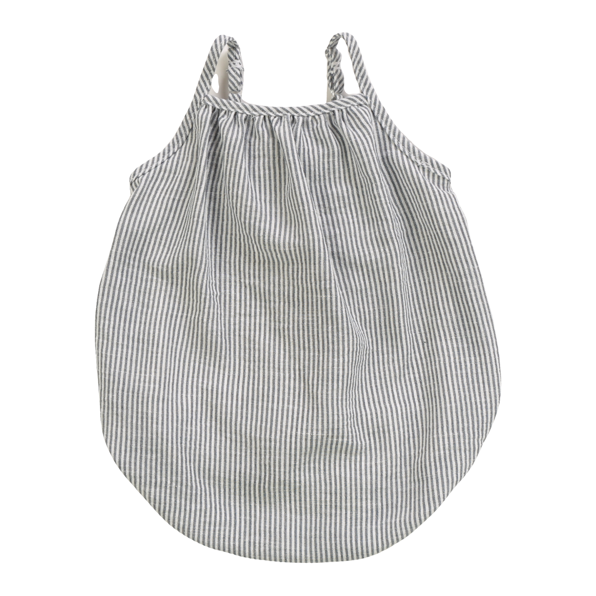 Bubble w/Bow - Denim Stripe