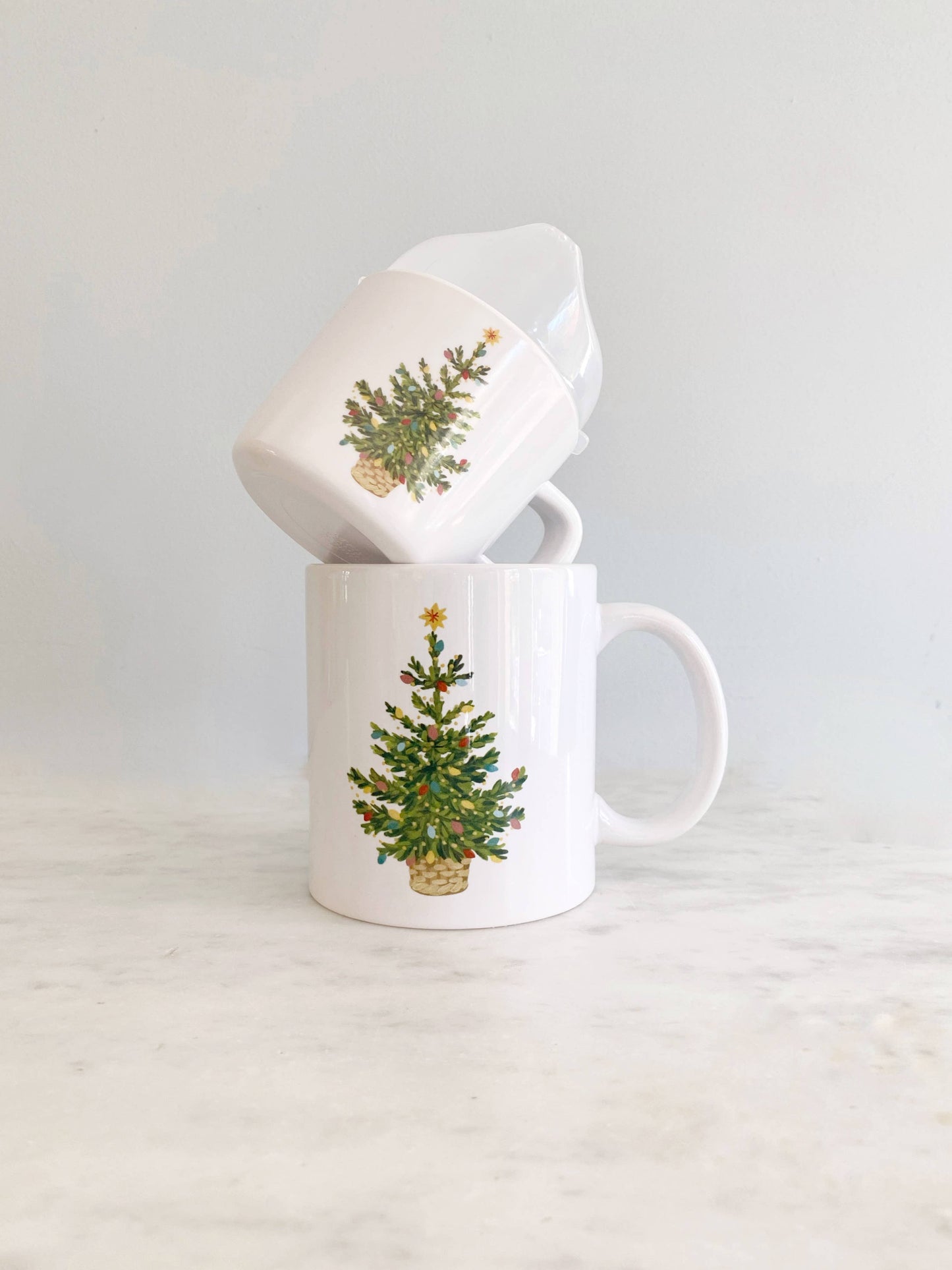 Christmas Tree Cup Set