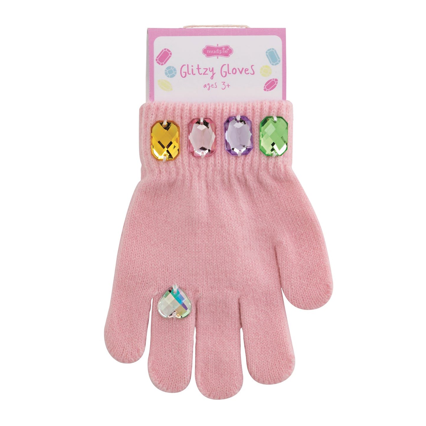 Glitzy Gloves- Pink