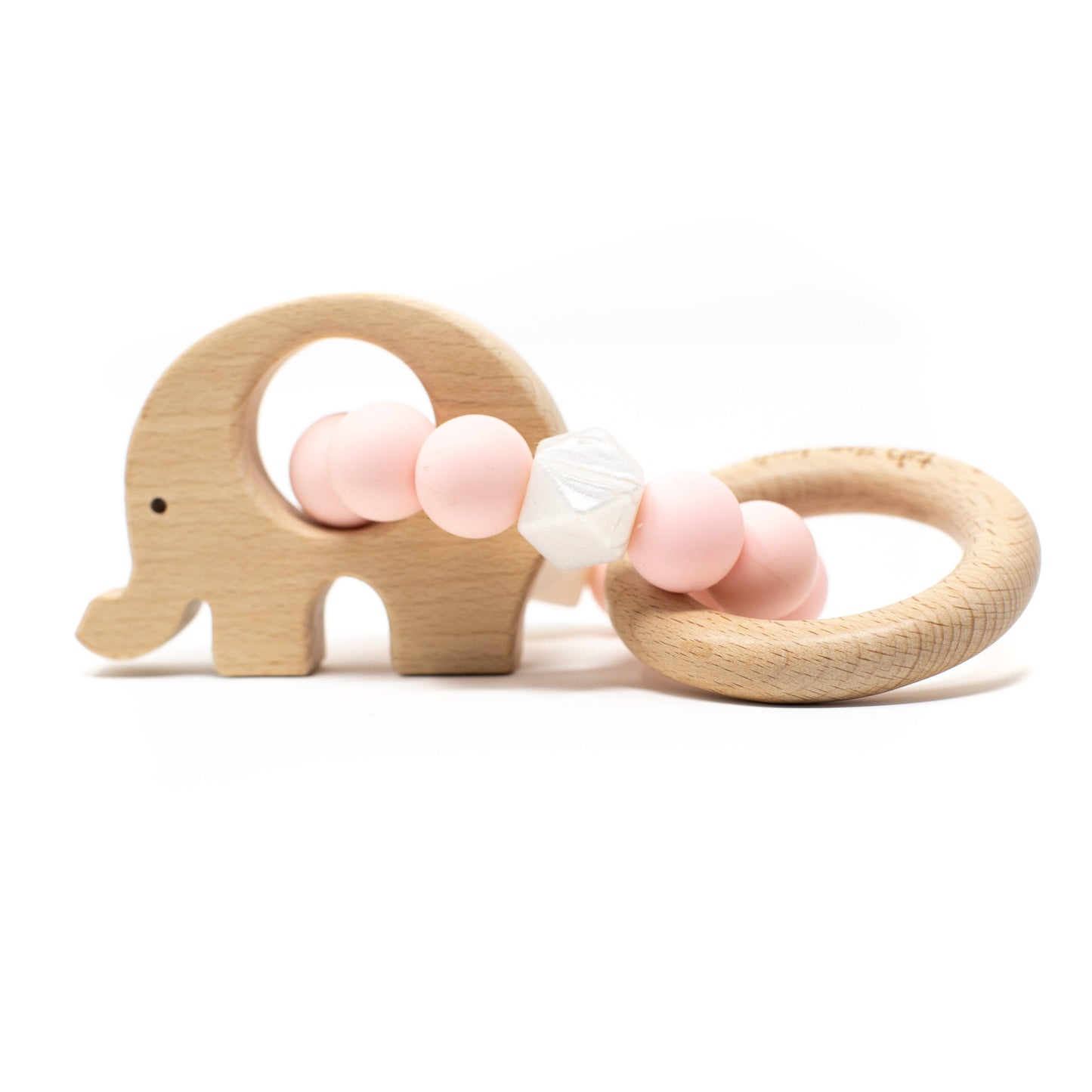 Elephant Teething Rattle- Baby's Breath