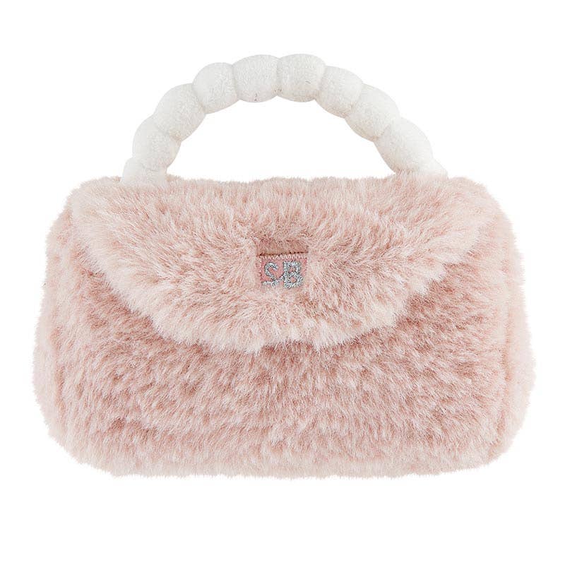 Plush Rattle - Pink Purse