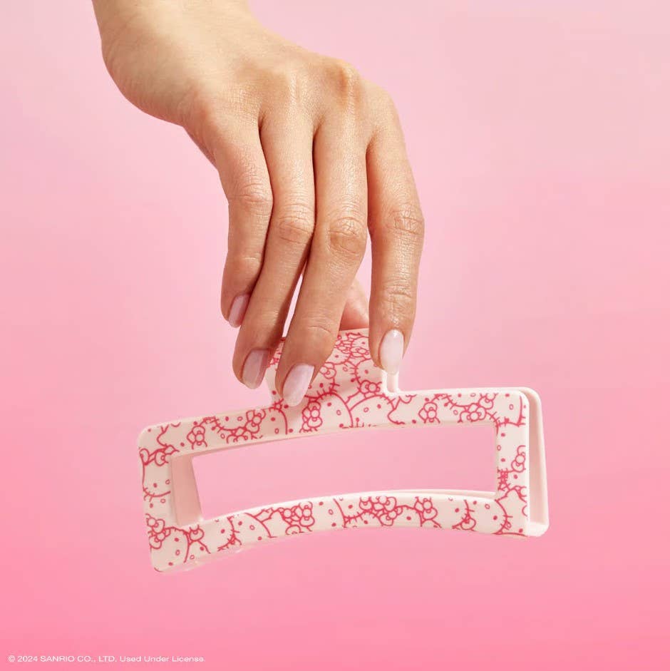 Hello Kitty x Kitsch Jumbo Open ClawClip -Pink Kitty