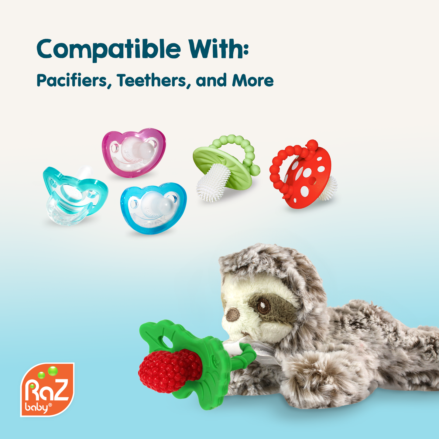 RaZbuddy Coby Cow Paci/Teether