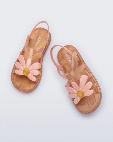 Mini Melissa Hip Bloomy Sandal- Pearlish Pink