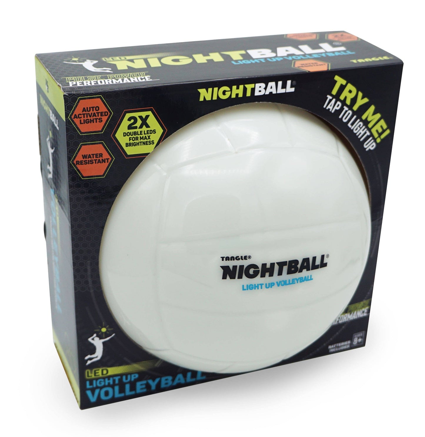 NightBall® Light-Up LED Volleyball: White