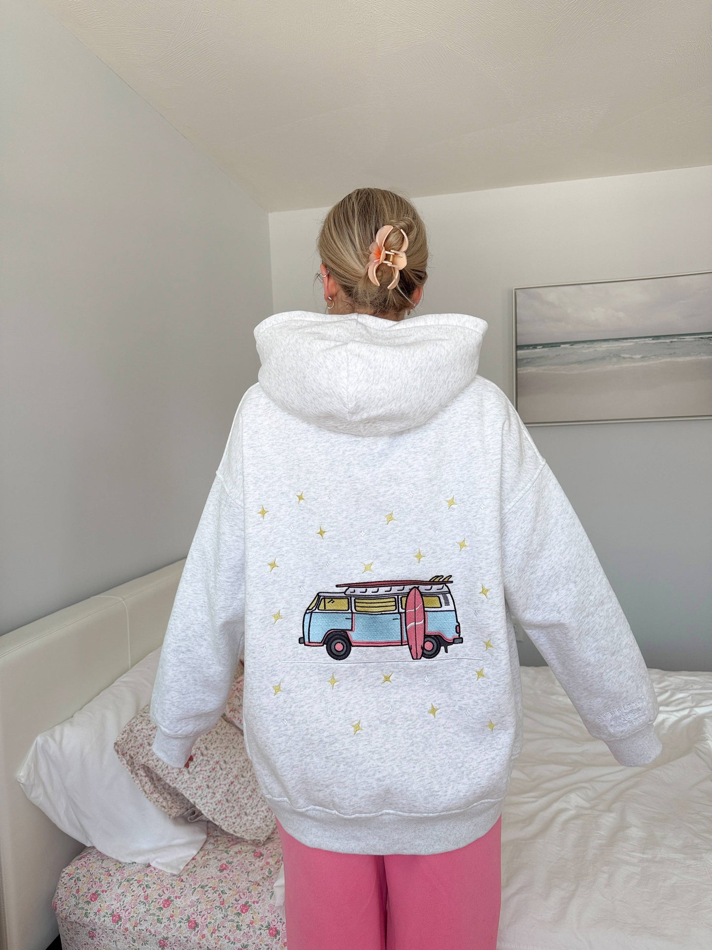 Van Embroidered Hoodie