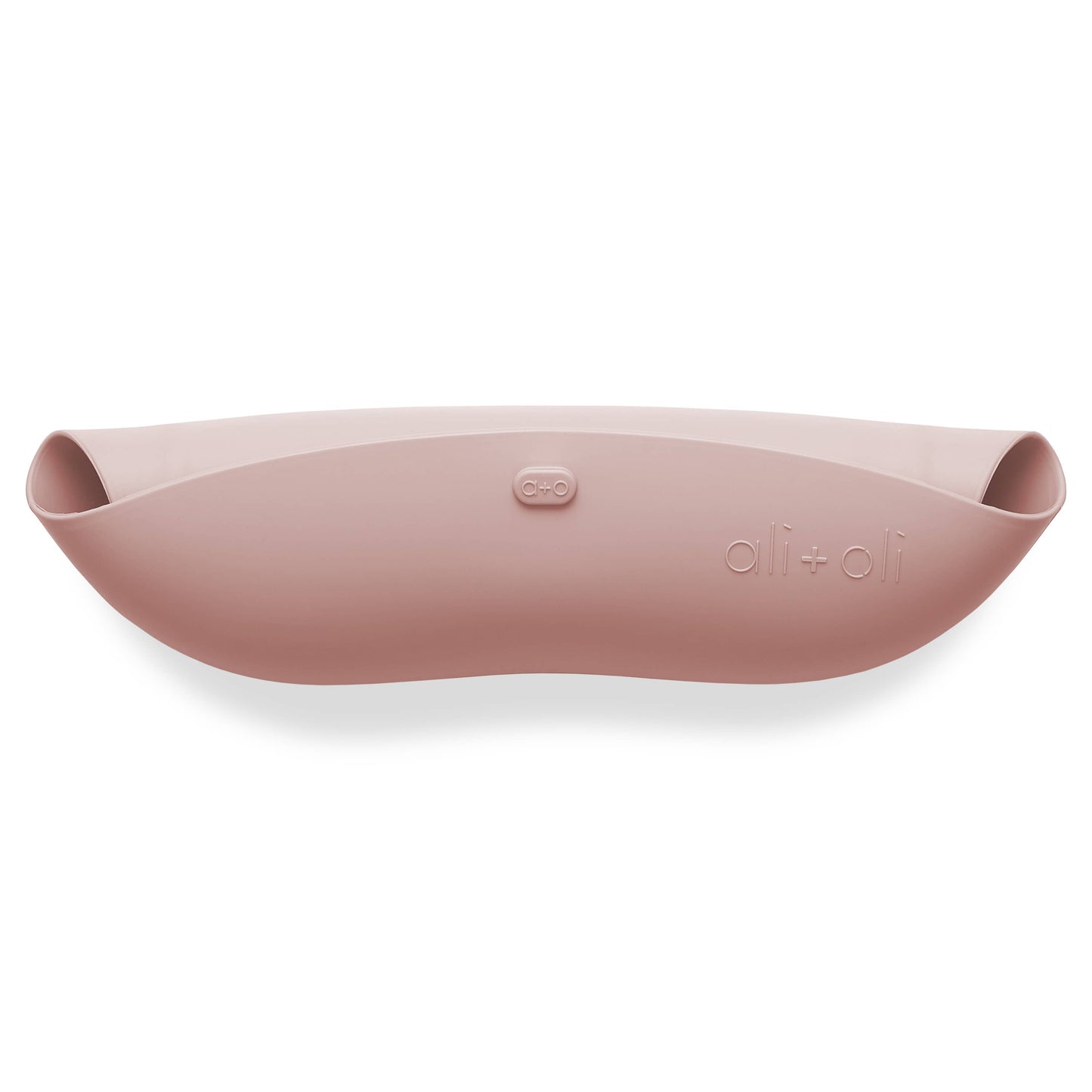 Silicone Baby Bib Roll Up - Blush