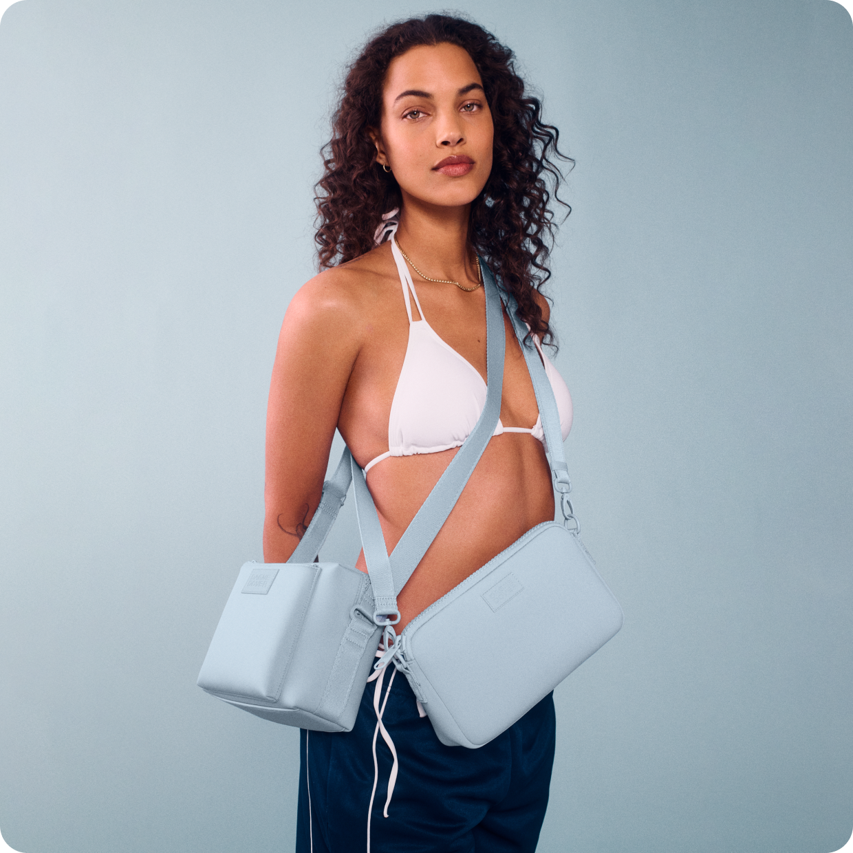 Micah Crossbody in Washed Lilac