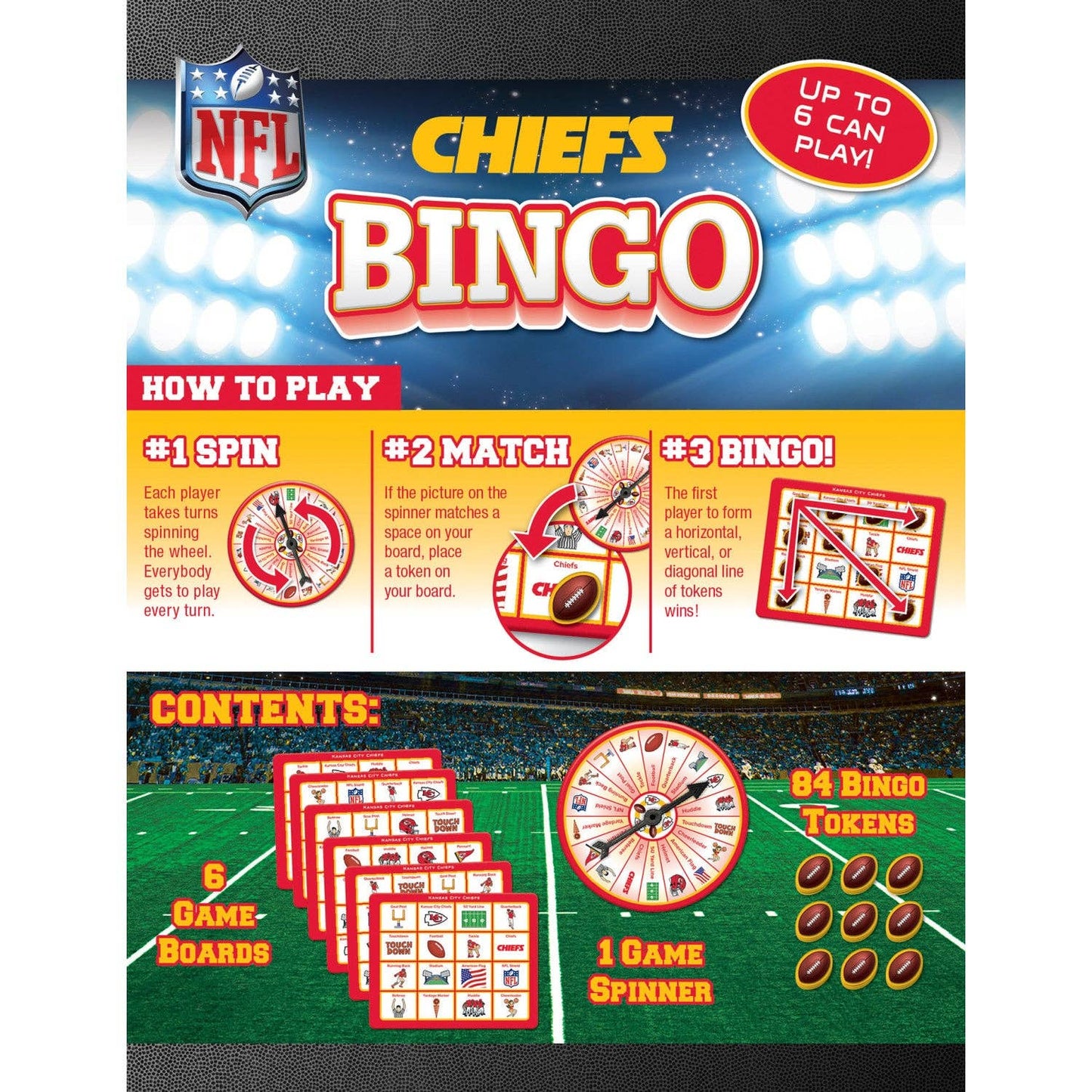 KC Chiefs Bingo Game