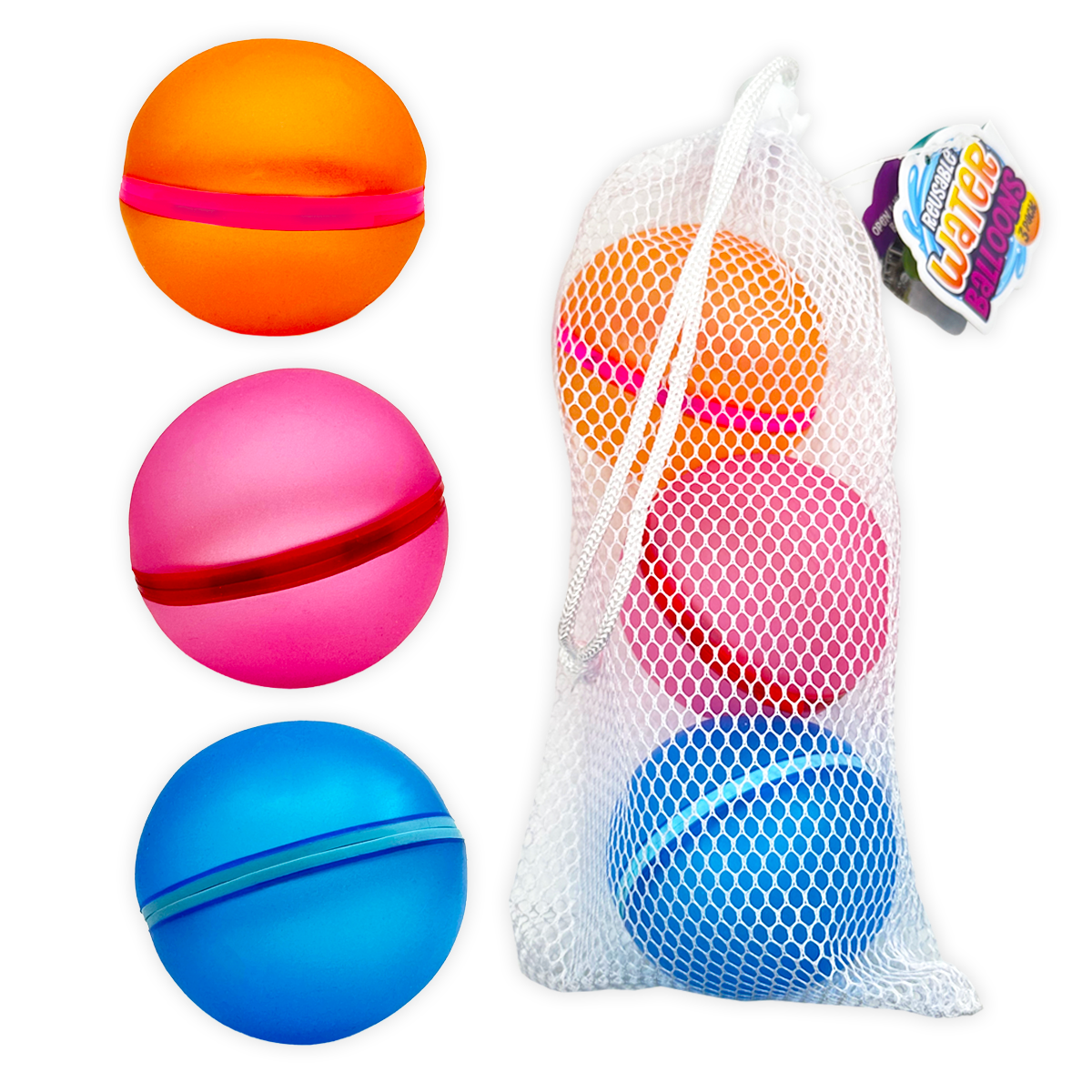 Magnetic Water Balloons - 3pc