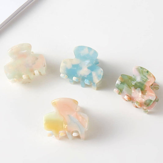 Pearlized Assorted Mini Claw Hair Clip