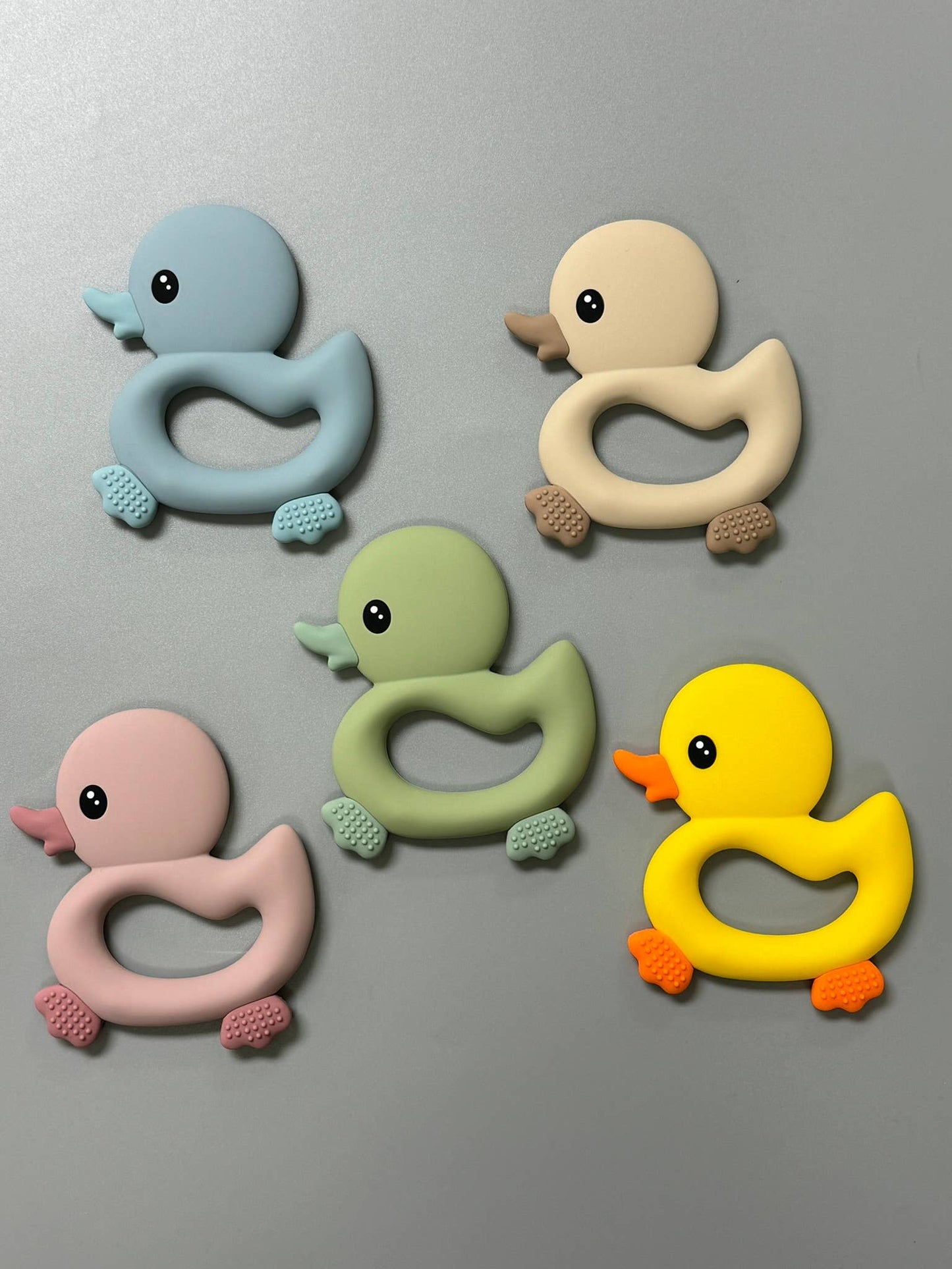 Silicone Ducky Teether - Lint