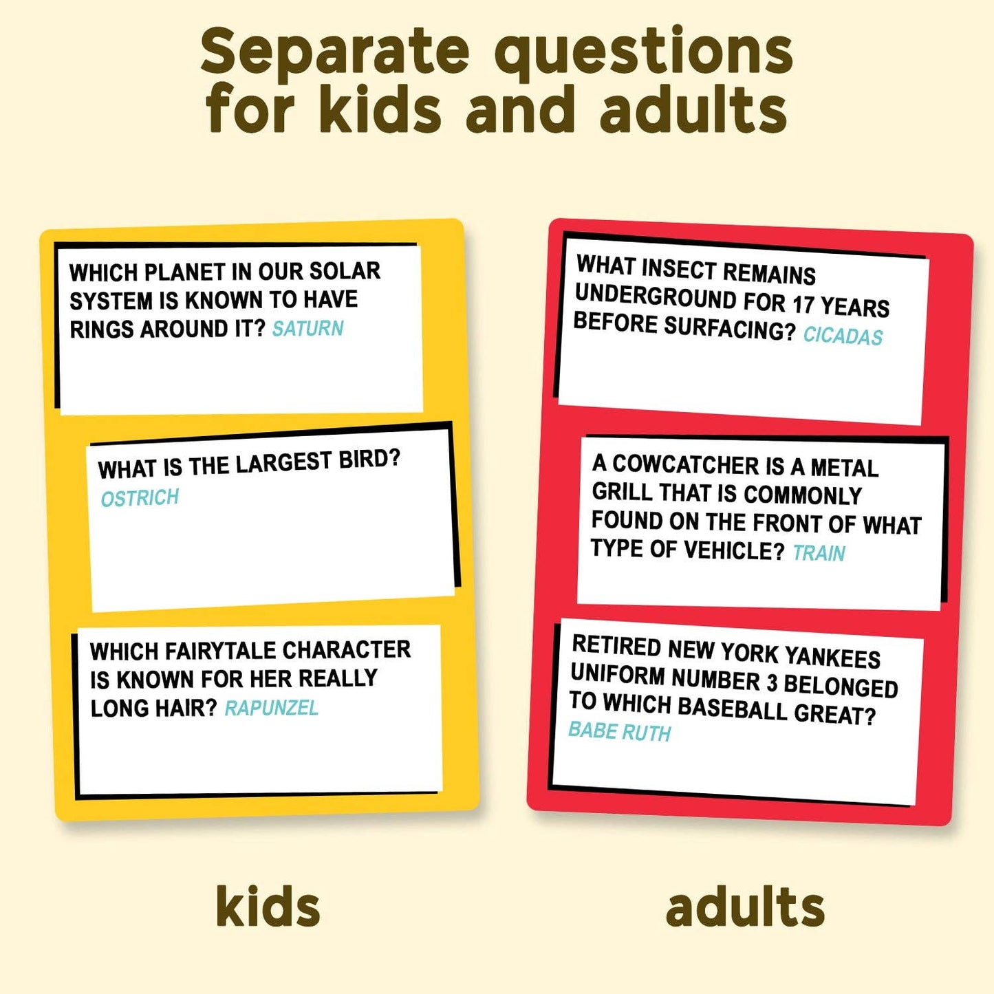 Who Knows More? Kids or Adults