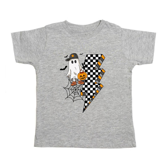 Checker Ghost Halloween Tee