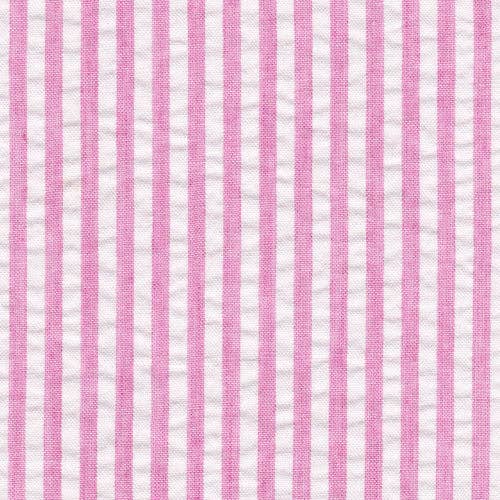 Pink Seersucker Sunhat UPF 50+