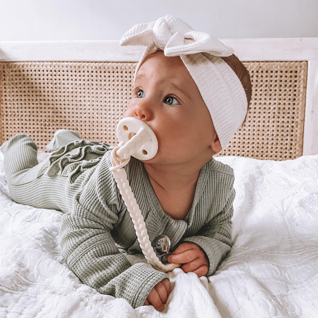 Sweetie Soother™ Pacifier - Toast + Buttercream