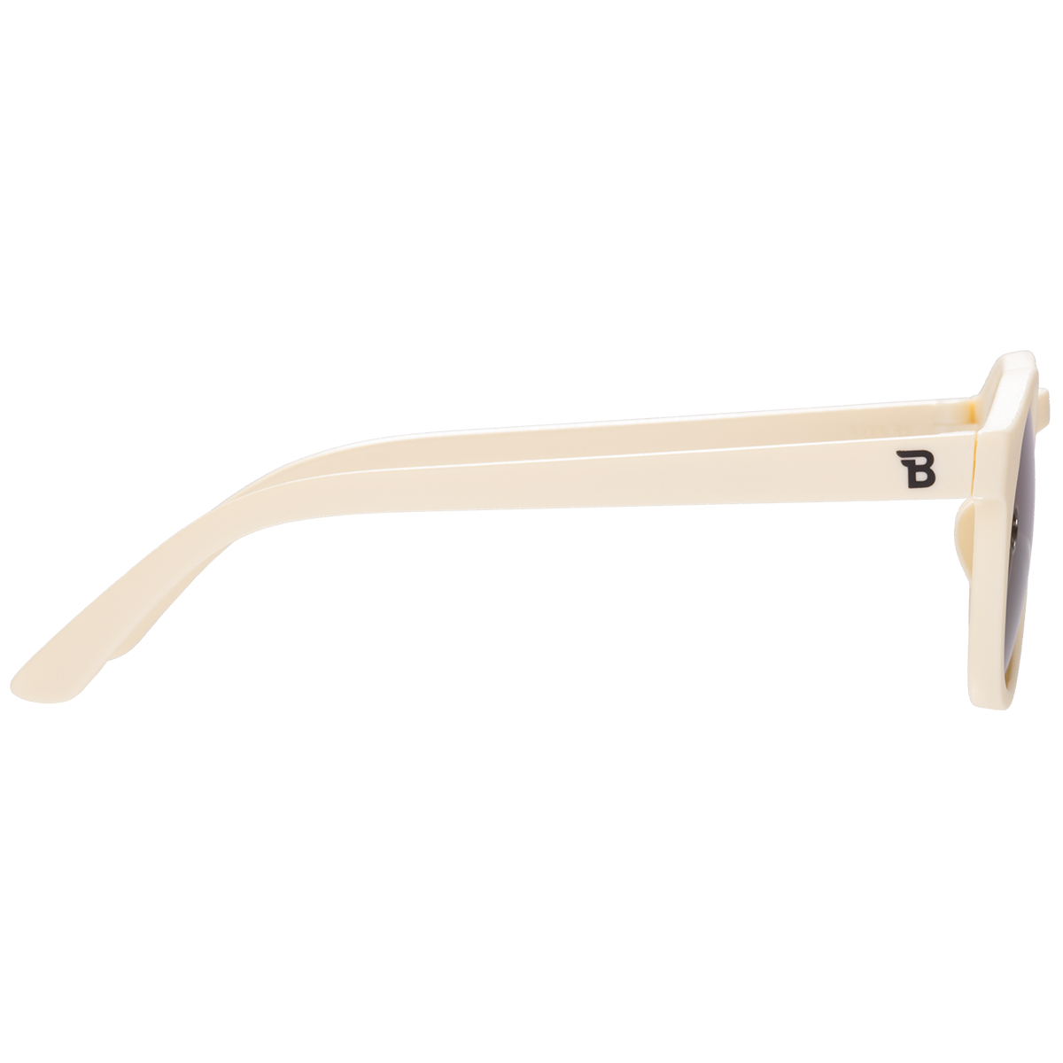 Sweet Cream Keyhole Sunglasses with Amber Lens
