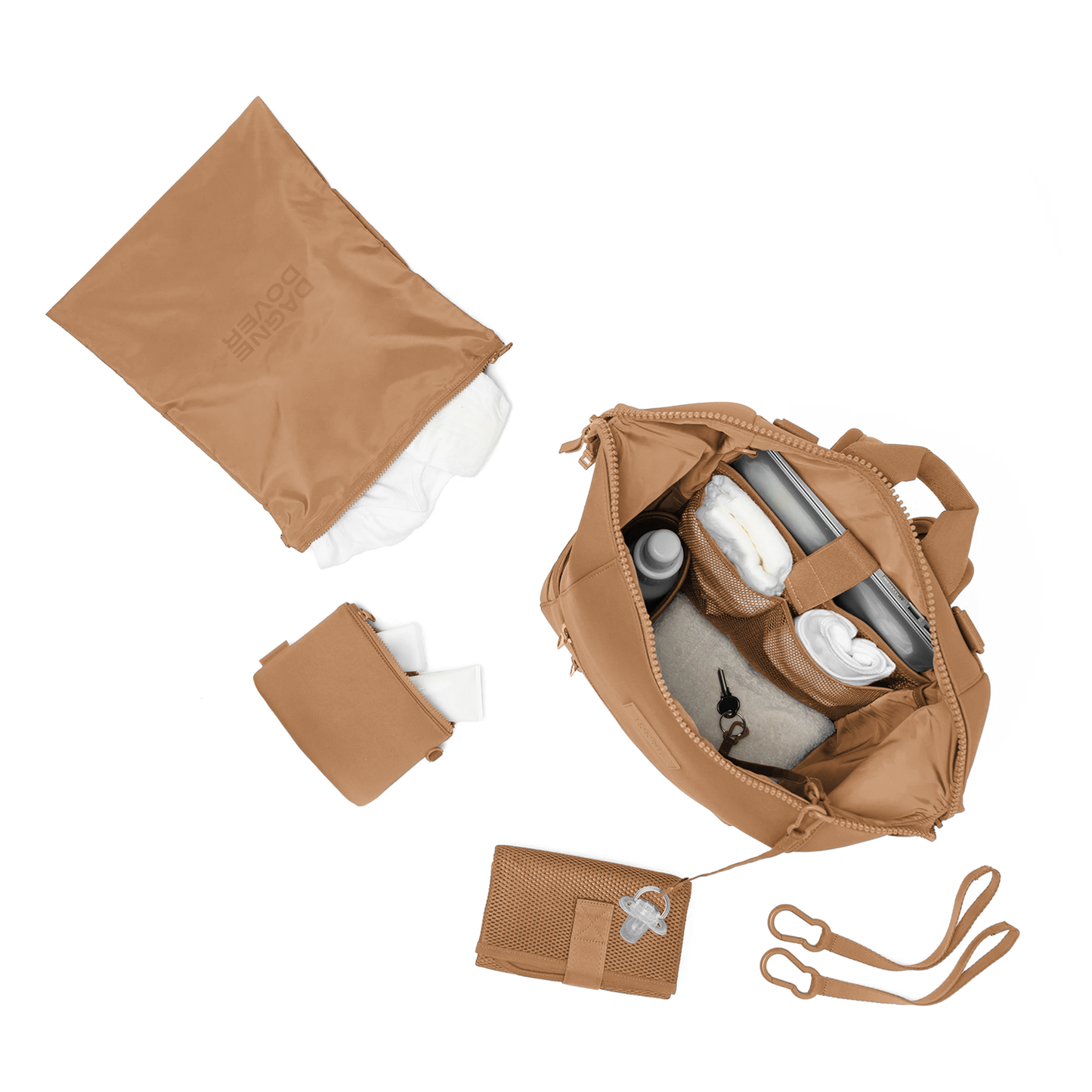 Indi Diaper Backpack - Camel/Large