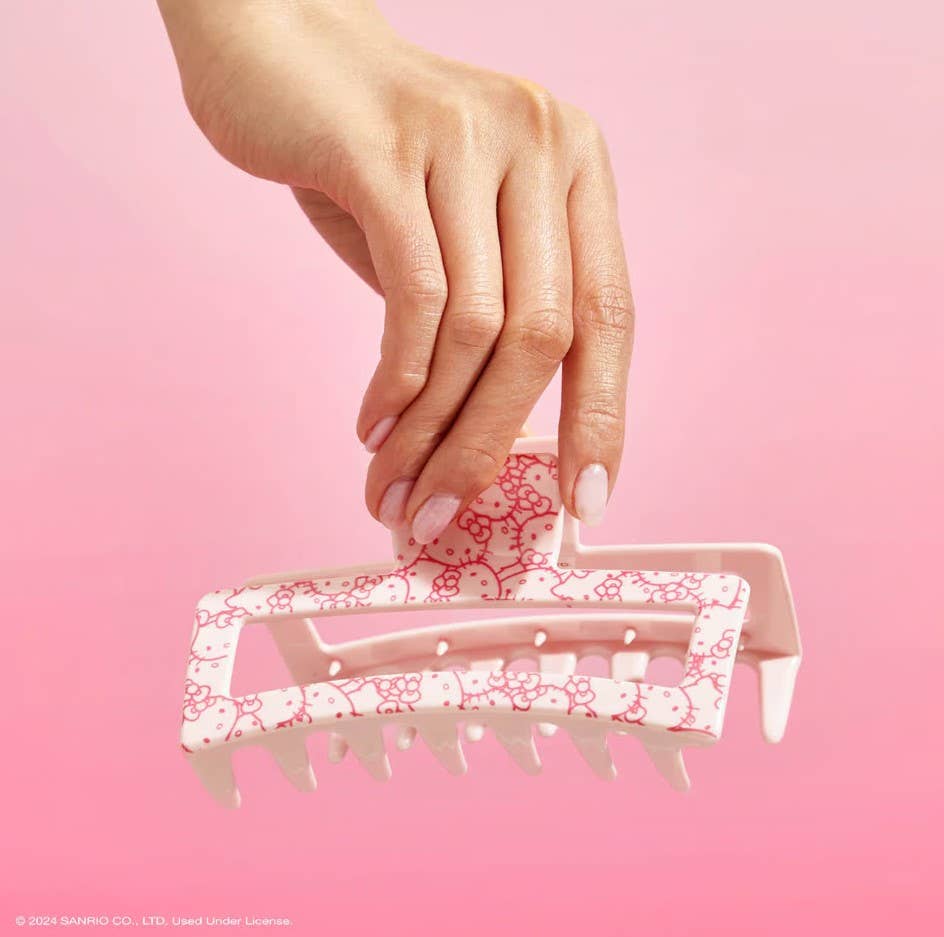 Hello Kitty x Kitsch Jumbo Open ClawClip -Pink Kitty