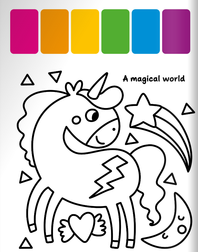 Painting Book - Magical Unicorns