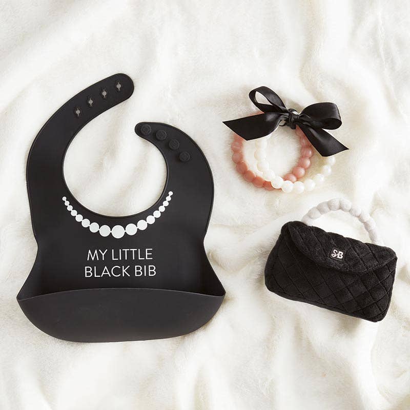 Plush Rattle - Black Purse