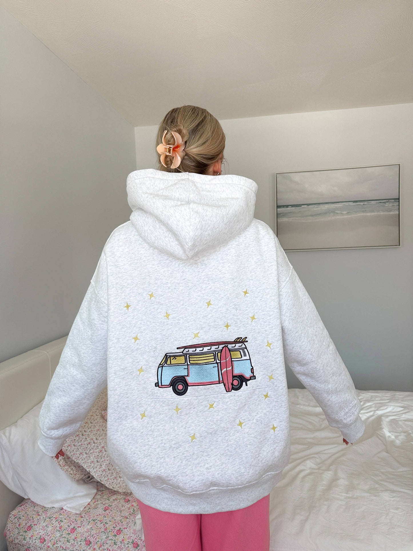 Van Embroidered Hoodie