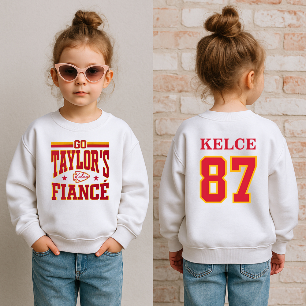 Taylors Fiancé Sweatshirt- White