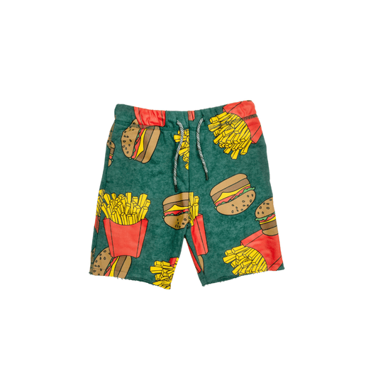 Camp Shorts - Burger & Fries