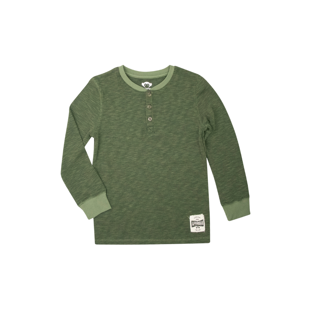 Thermal Henley - Dark Olive