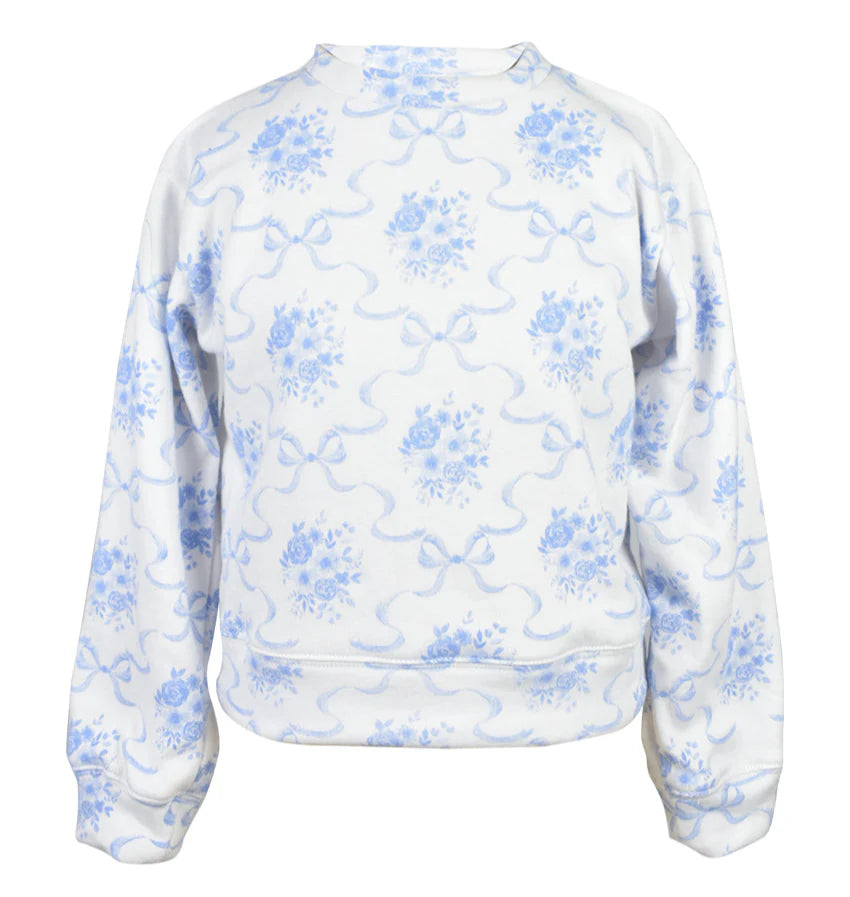 White Bow Sweatshirt