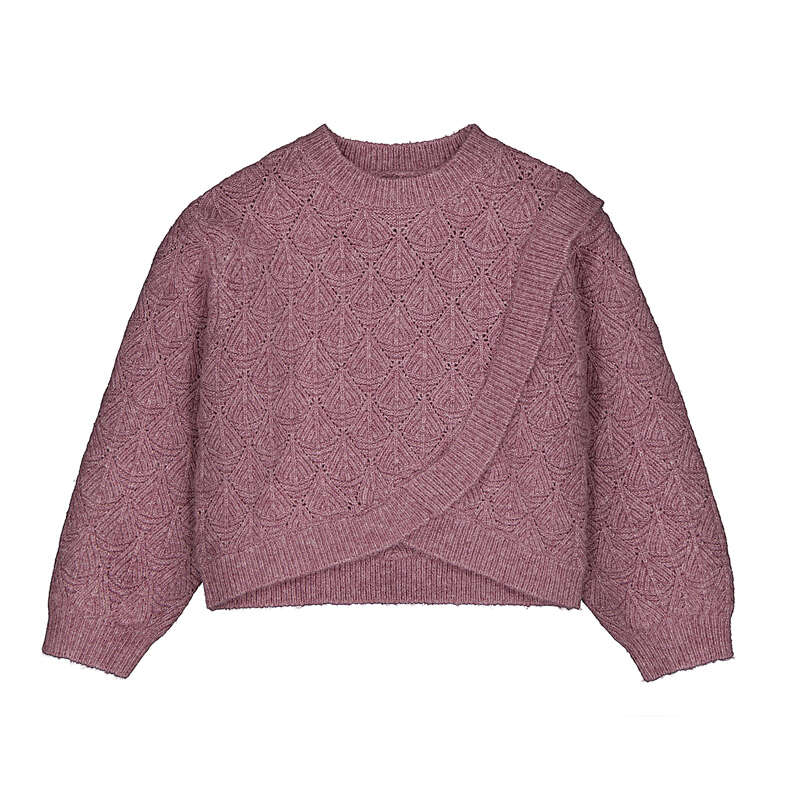 Textured Sweater- Violet. 4314
