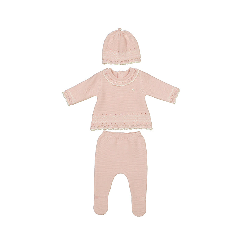 Leg Warmer Set w/Hat - Pink Crystal