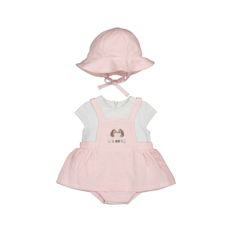 Puppy Skirt Set- Rose 1631