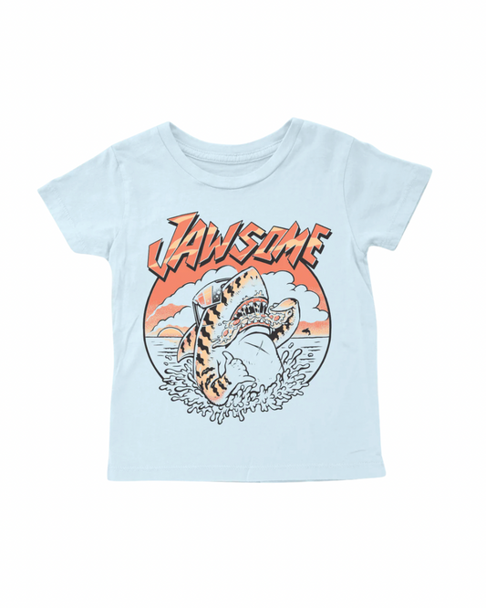 Jawsome Tee- Lt Blue