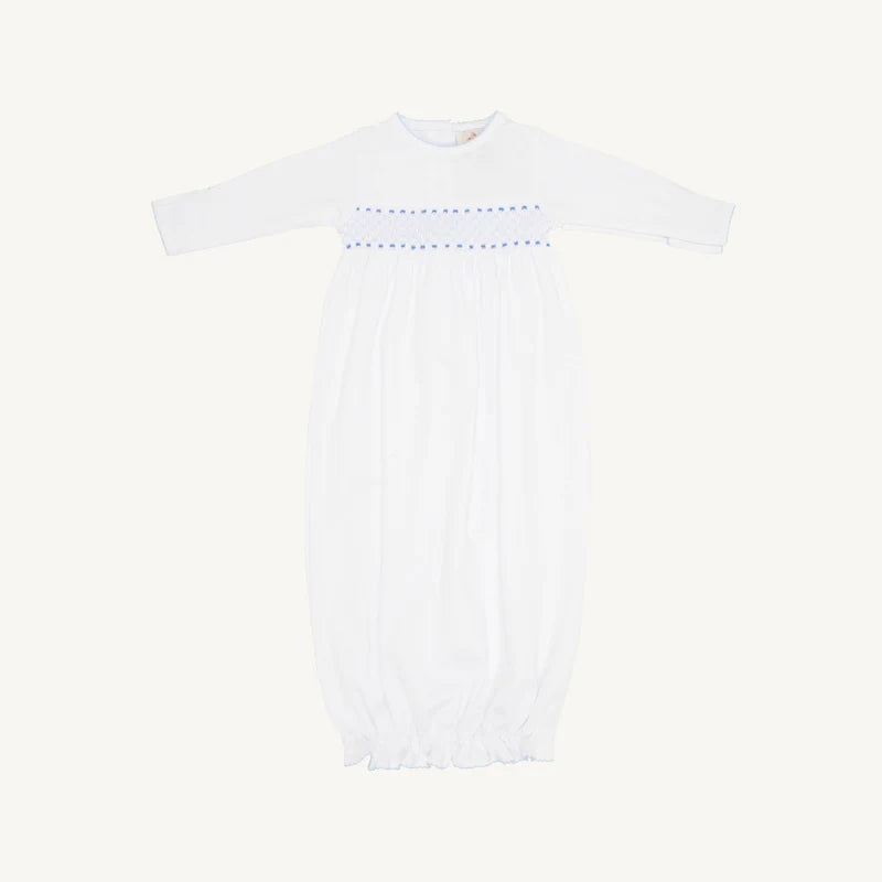 Sweetly Smocked Gown - Blue