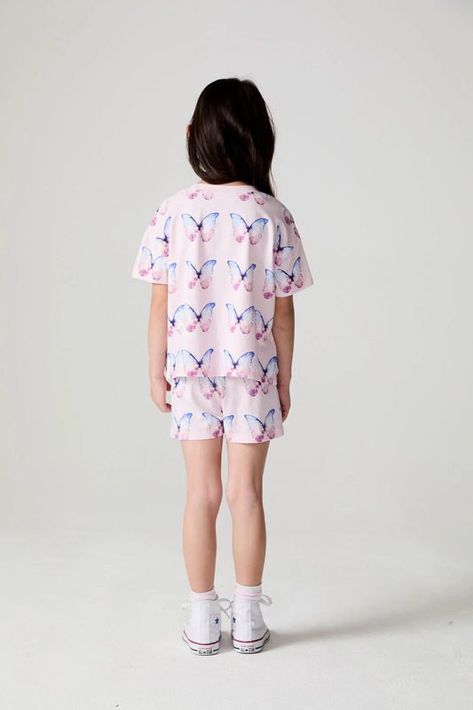 Jersey Jade Short- Flutter Butterfly