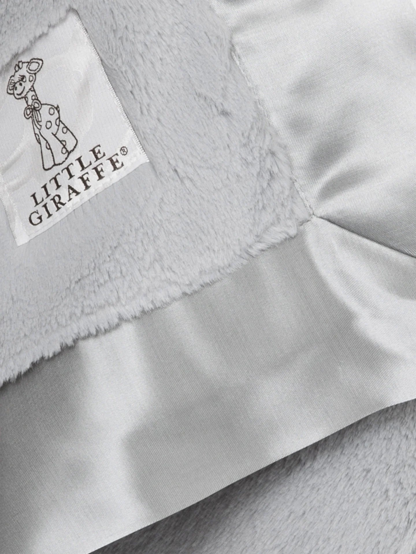 Little Giraffe Luxe Blanky - Silver