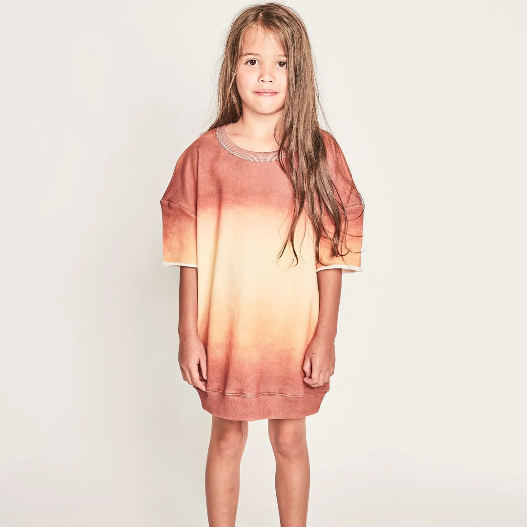 Ochre Tween Dress - Orange Rust