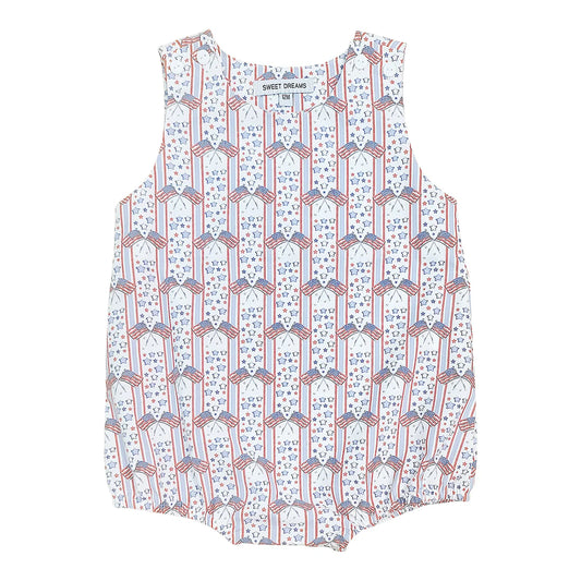 Patriotic Bow Boy Bubble