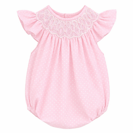 Pink Polka Dot Pearl Bubble