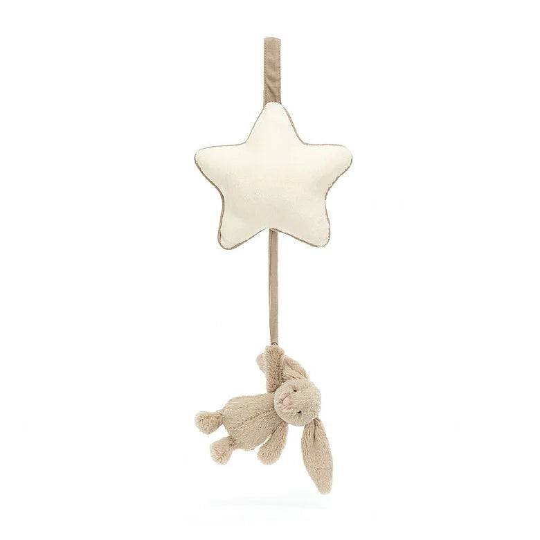 Musical Pull - Beige Bunny