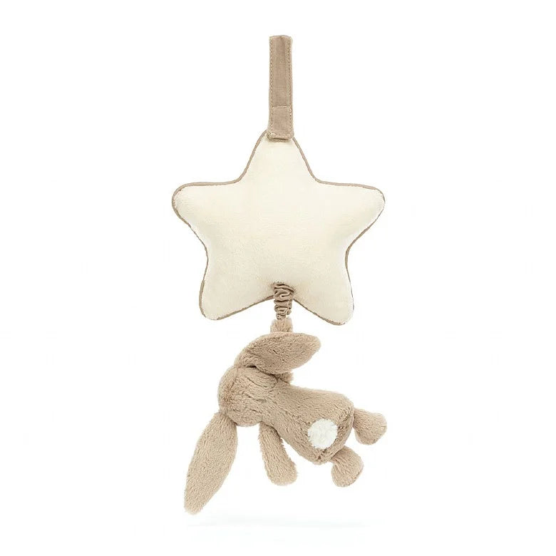 Musical Pull - Beige Bunny