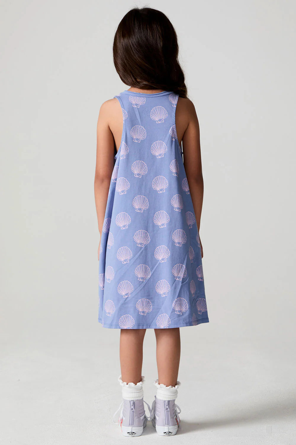 Jersey Tank Dress- Seashell Dreams