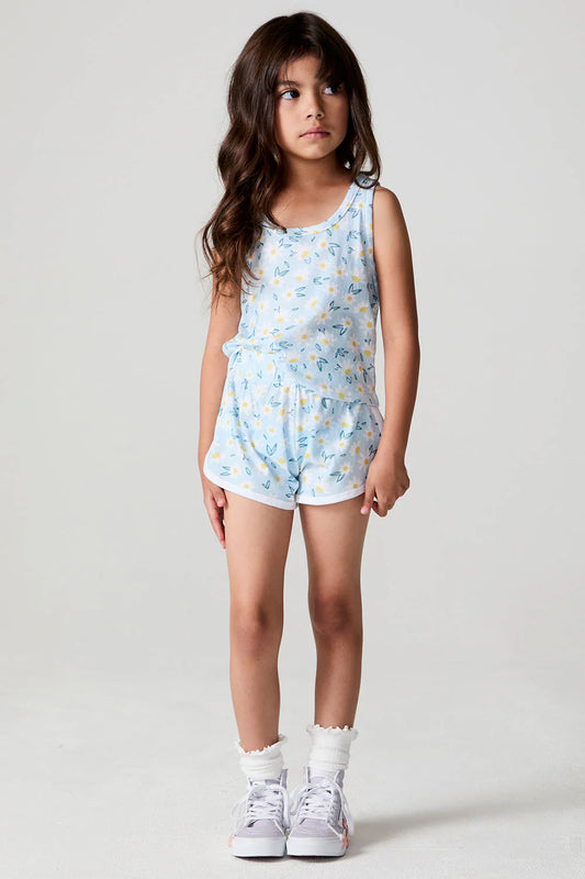 Ditsy Daisies- Tank & Track Short