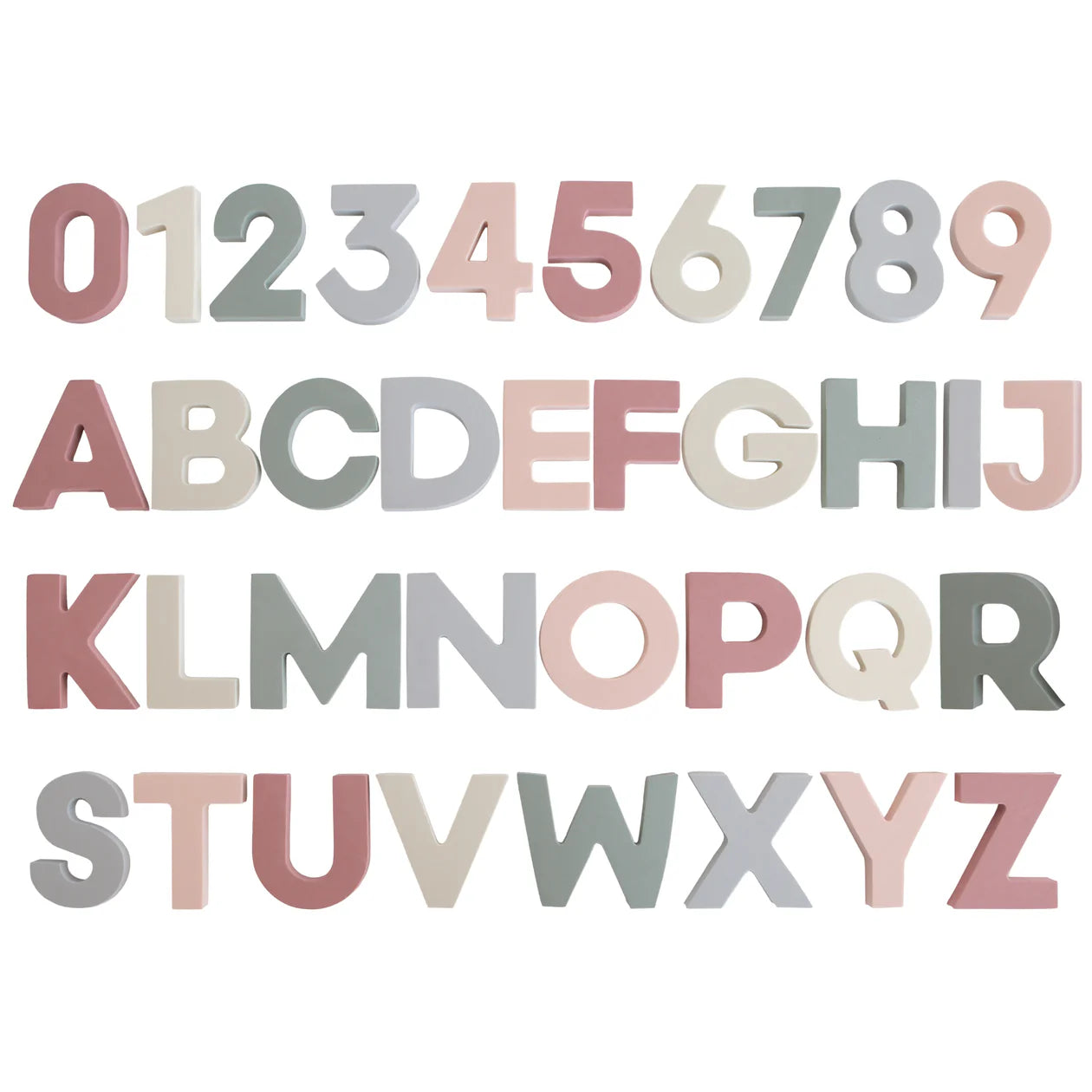 Letters & Numbers Bath Toy