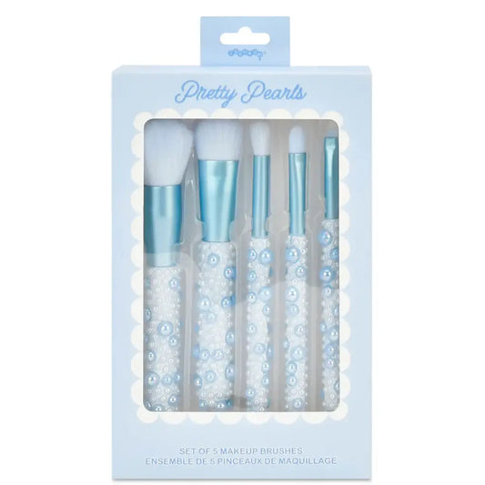Blue Pearl Makeup Brush Set- 5pc