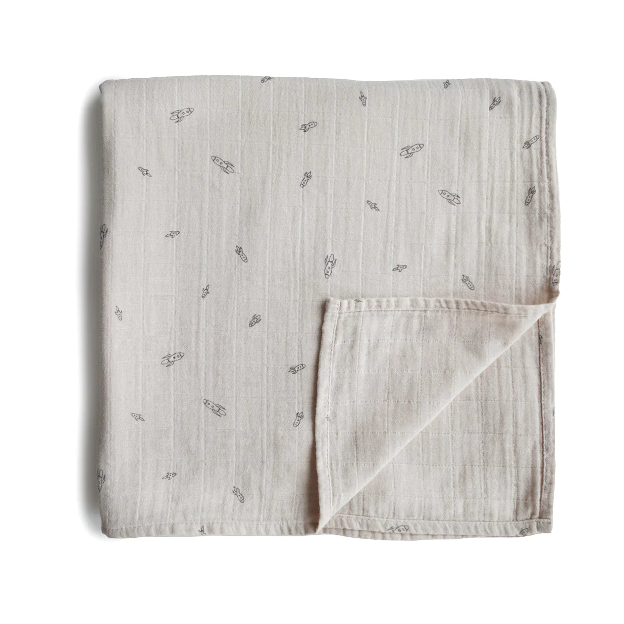 Mushie Organic Muslin Swaddle