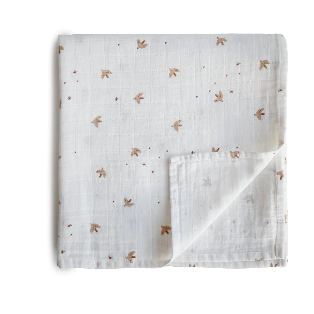 Mushie Organic Muslin Swaddle