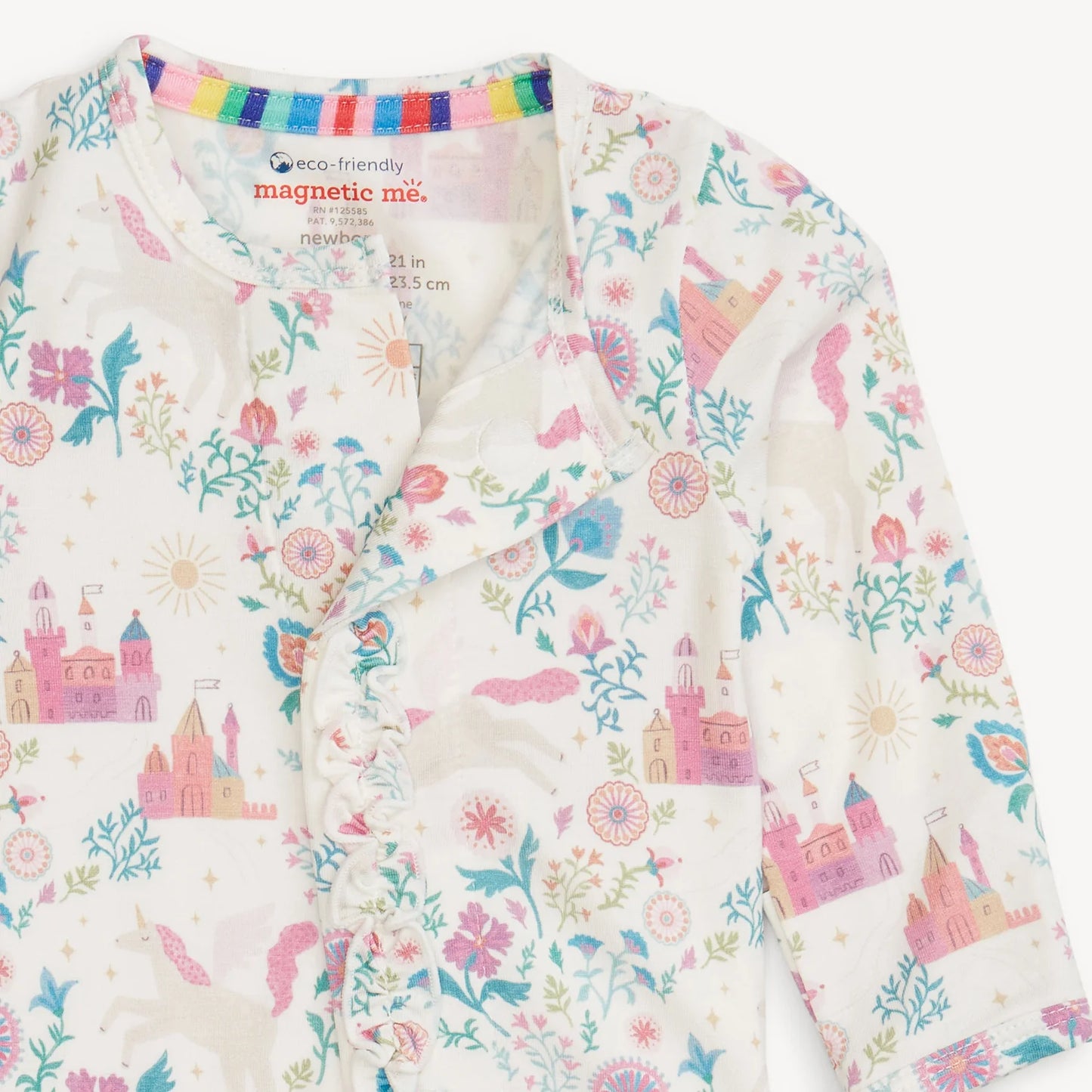 Magnetic Ruffle Footie - Tail of Magic