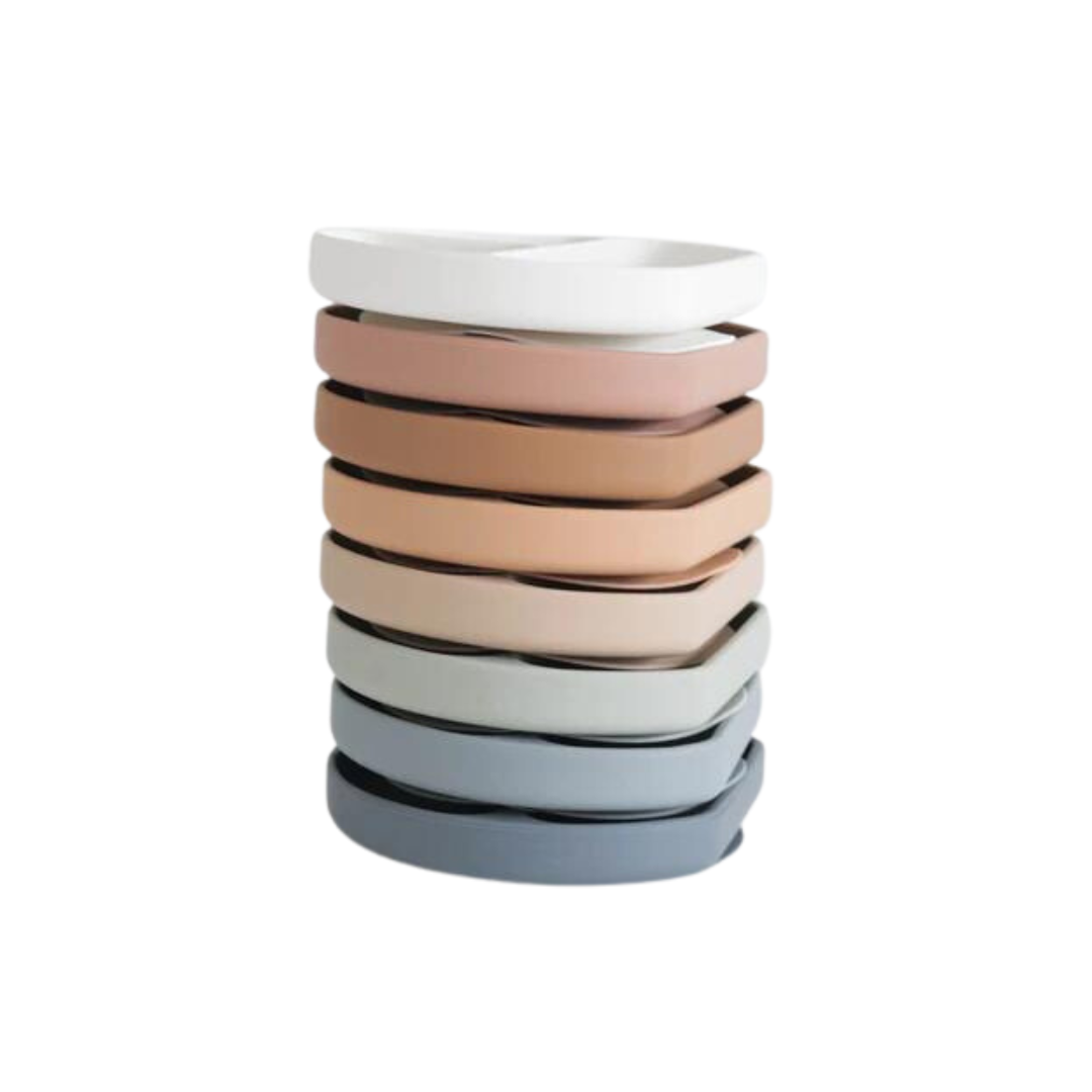 Silicone Suction Plate w/ Lid & Spoon